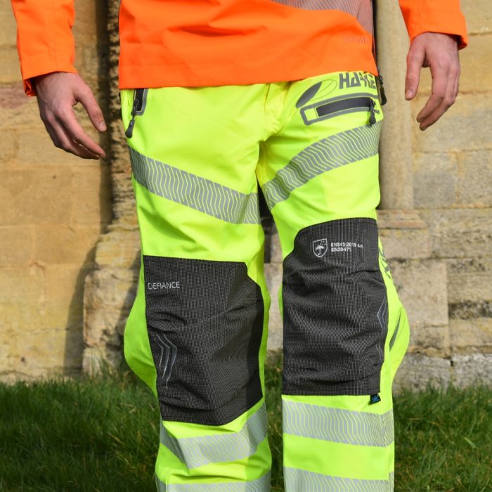 Harkie Defiance Waterproof Trousers, Hi-Vis Yellow - Image 6