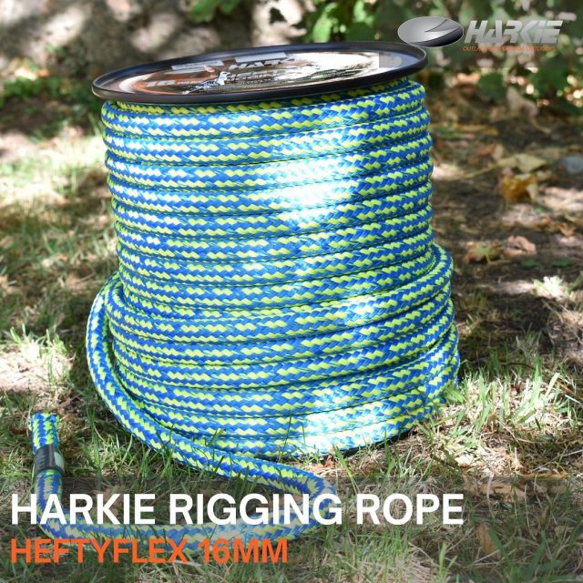 16mm HeftyFlex 💪  Tough, flexible rigging rope 💪
with Technaglide coating to maximise pulley efficiency as well as provide excellent water repellency 💧💧💧  #harkie
#harkieglobal  #arborist
#arboristsofinstagram #forestry #treesurgeon #treesurgery #treeclimber
#treecutting #climbing #treecare
#outdoorlifestyle #arbgear
#arblife #rigginglife