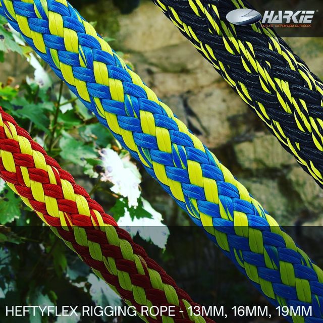 HeftyFlex…the sleek, supple rigging rope that delivers unmatched strength & resilience 🔥  #harkie #harkieglobal #rope #arblife #arboriculture #arbgear #climbing #treesurgeon #arboristsofinstagram #arborist #forestry #treeclimber #treesurgery #climbingarborist #arboristgear #treecare