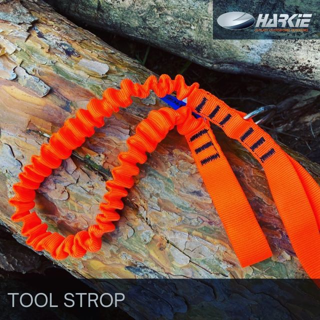 Keep yourself & your chainsaw safe with this elasticated tool strop.  Designed specifically for securing chainsaws at height, it can hold up to 30kg.  - Secure your chainsaw with ease
- Safe working load of 30kg
- 1.3m long
- Clearly labelled with a serial number for LOLER tests  #harkie #harkieglobal  #arblife #arboriculture #arbgear #climbing #treesurgeon #arboristsofinstagram #arborist #forestry #treeclimber #treesurgery #climbingarborist #treepeople #treework #treecutting #lifesanarborist #treestuff #outdoorlifestyle #certifiedarborist #treeservice #treeremoval #toolstrop