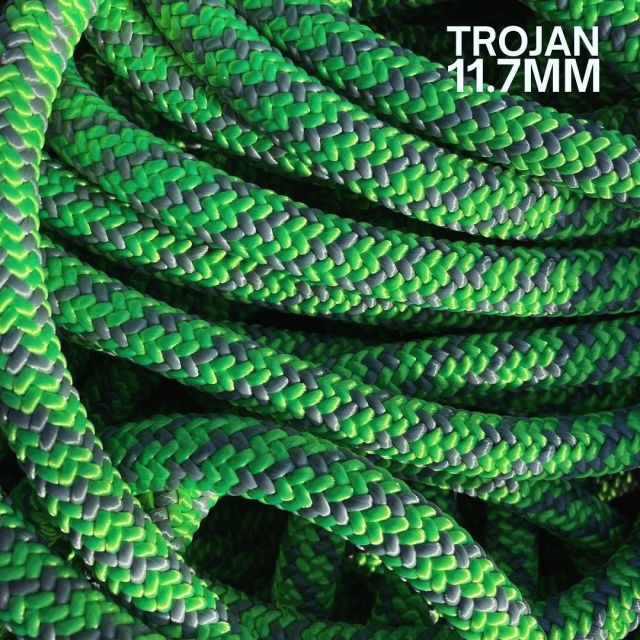 Our most popular climbing rope, the Trojan 11.7mm.  Sleek, low stretch compatible with most popular devices 👌  🔗 Read more by hitting the link in our bio  #harkie #harkieglobal #rope #arblife #arboriculture #arbgear #climbing #treesurgeon #arboristsofinstagram #arborist #forestry #treesurgery #climbingarborist #arboristgear